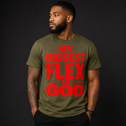 11 inch My Biggest Flex is God Screen Print