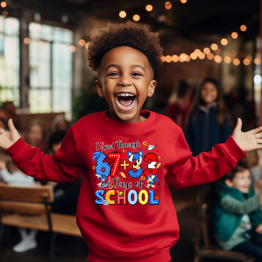 Sped Through 100 Days Of School DTF TRANSFERS