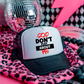 God Don't Play About Me Hat DTF Transfer (Light Color hats)