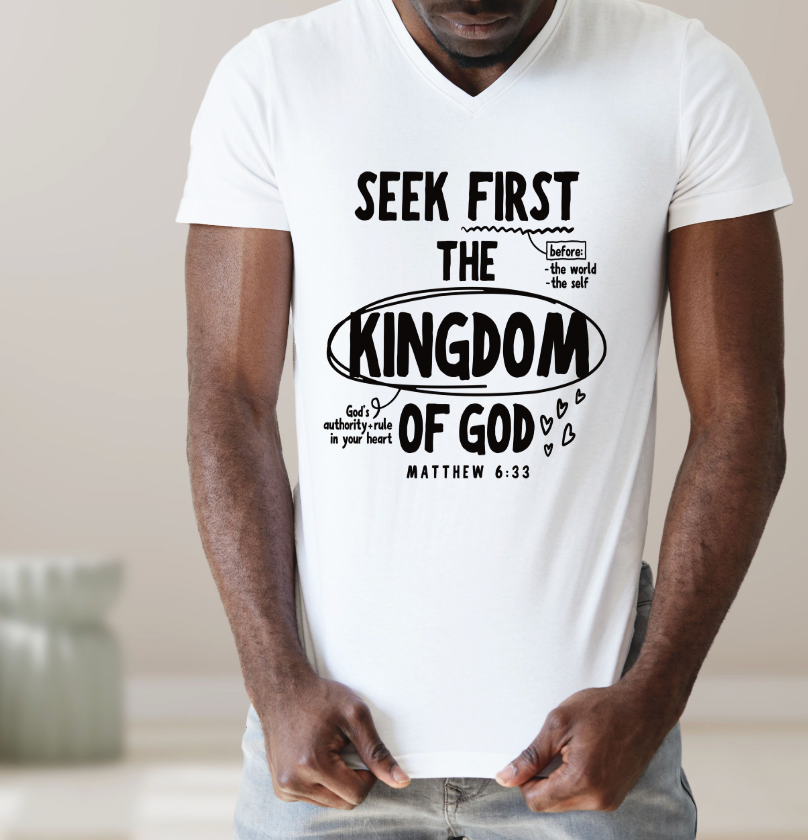 Seek First the Kingdom of God  Screen  Print