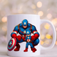 Captain America Super Dad  UV Decal