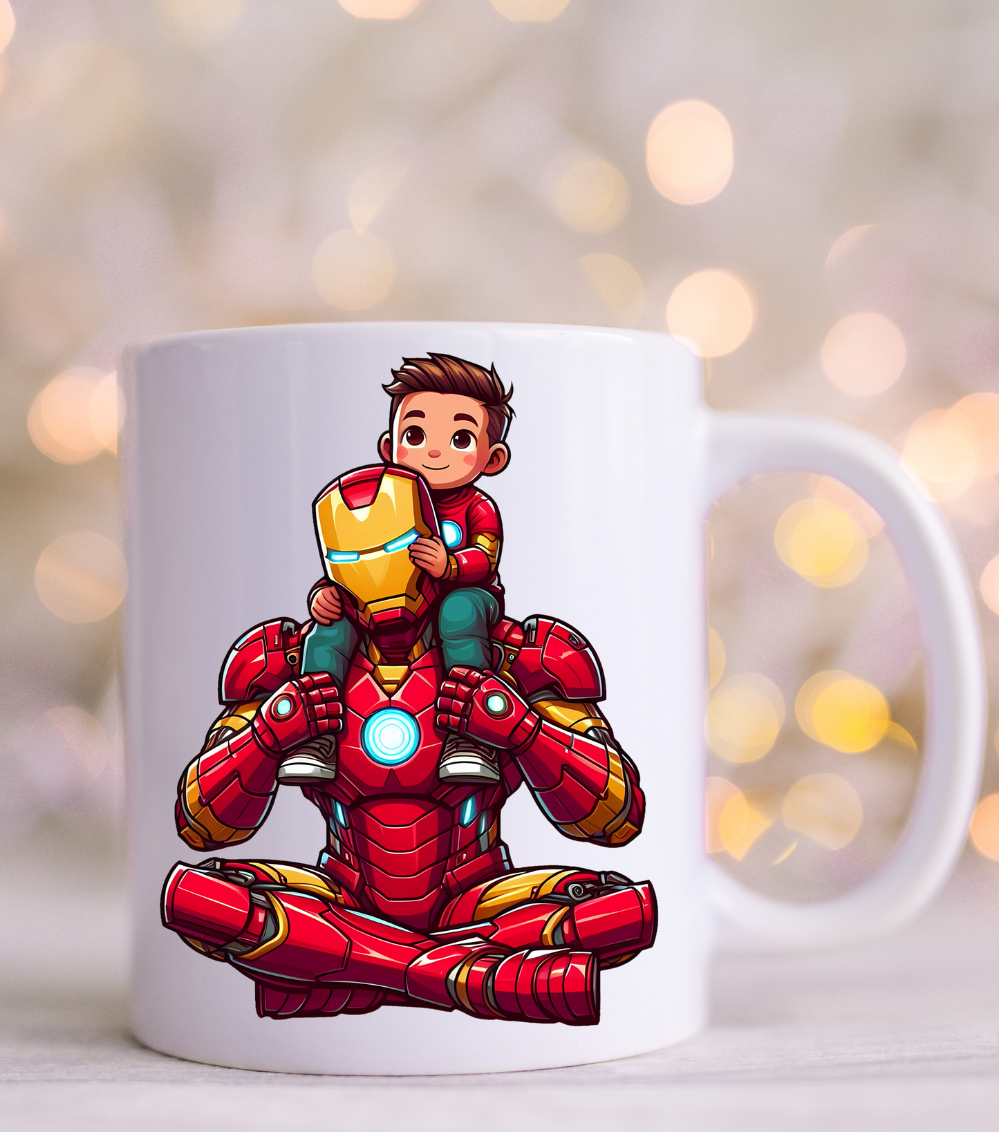 Iron Man Super Dad  UV Decal