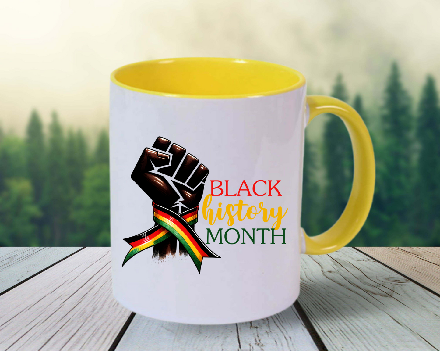 Wrist & Ribbon Black History Month UV Decal