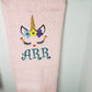 Unicorn monogram Hand Towel