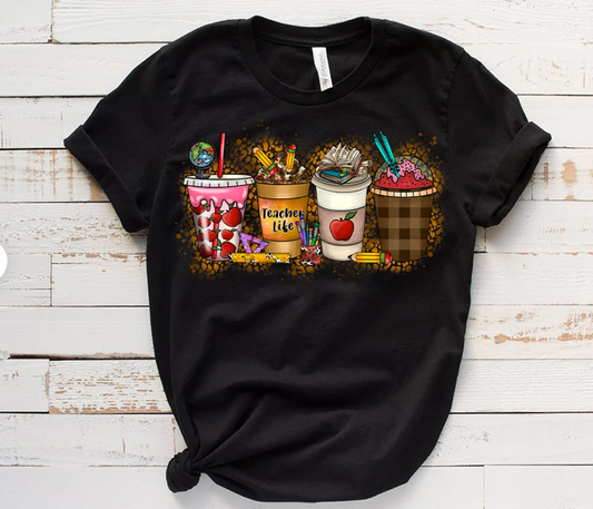 Teacher Coffee Drink Shirt