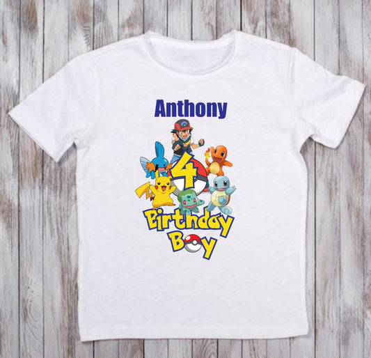 Pokemon Birthday shirt