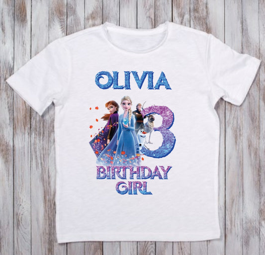 Frozen birthday shirt