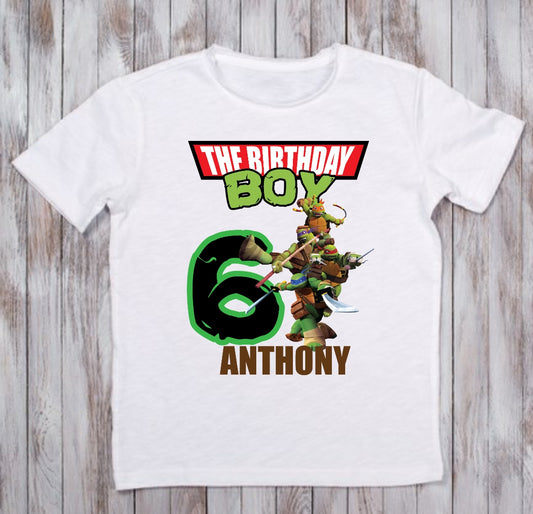 Ninja Turtles Birthday shirt