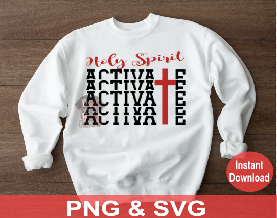 HOLY SPIRIT ACTIVATE  PNG & SVG