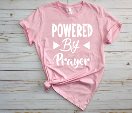 Powered By Prayer PNG and SVG