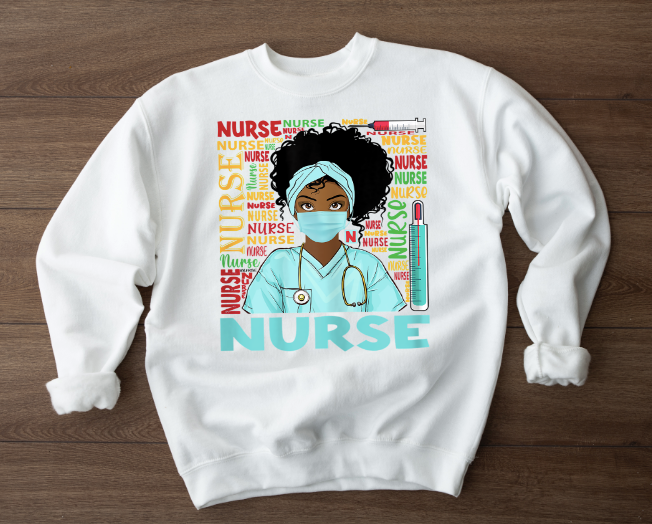 Black Nurse Transfer – Design Sisters and Blanks