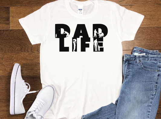 Dad Life (White or Black) Transfer