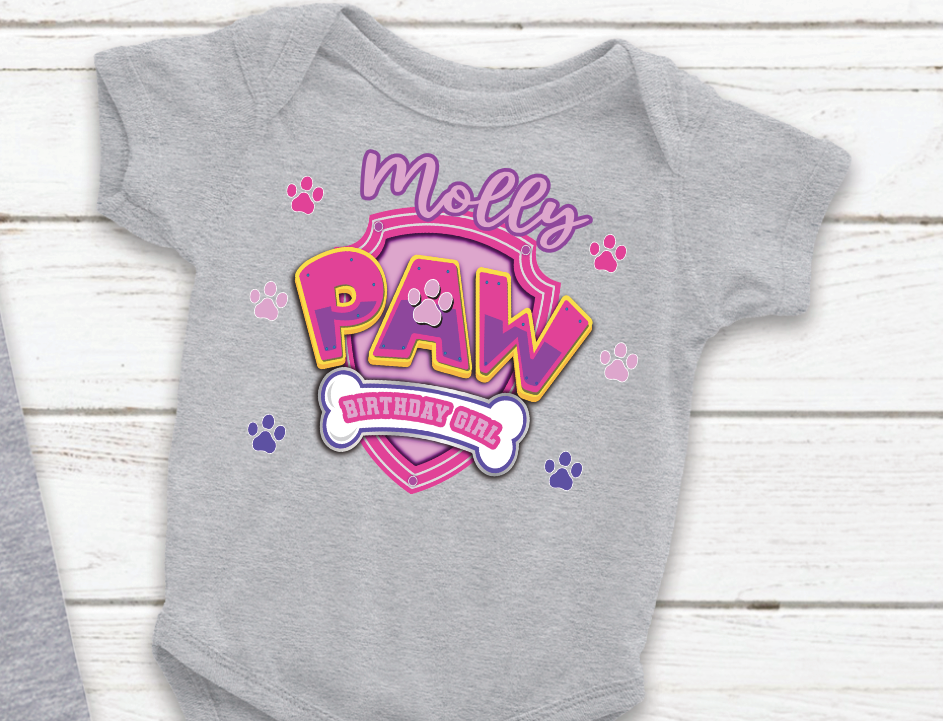 Skye onesie outlet paw patrol