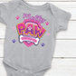 Sky From PawPatrol  Birthday Transfer  Front and Back (Please Read Description)