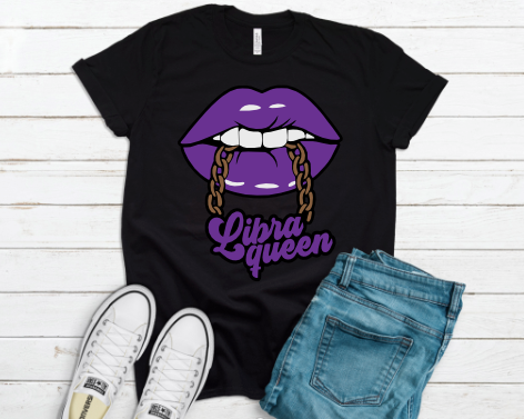 Lips Zodiac Sign Shirt (Available in all Signs)