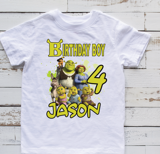 Shrek  Birthday Shirt