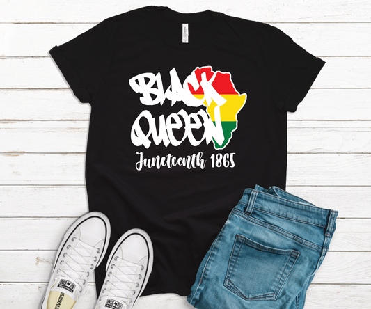Black Queen Juneteenth 1865 PNG
