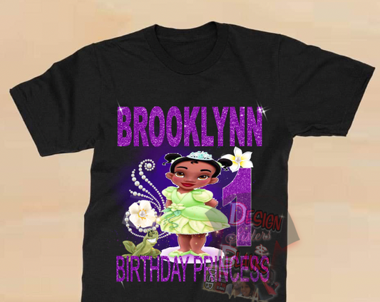 Princess Tiana Birthday  Shirt