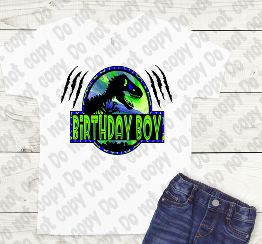 T-Rex Birthday Boy Shirt