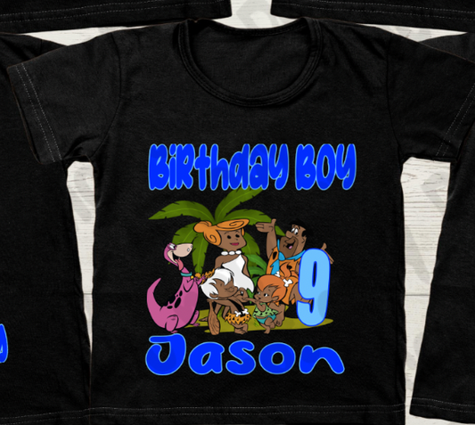 Flint Stone Birthday Shirt (Boy)