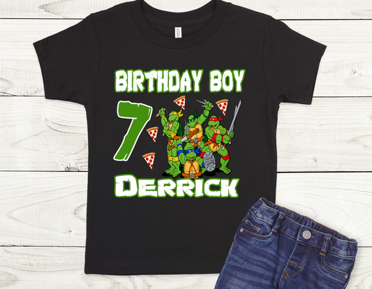 Teenage Mutant Ninja Turtles  Birthday Shirt