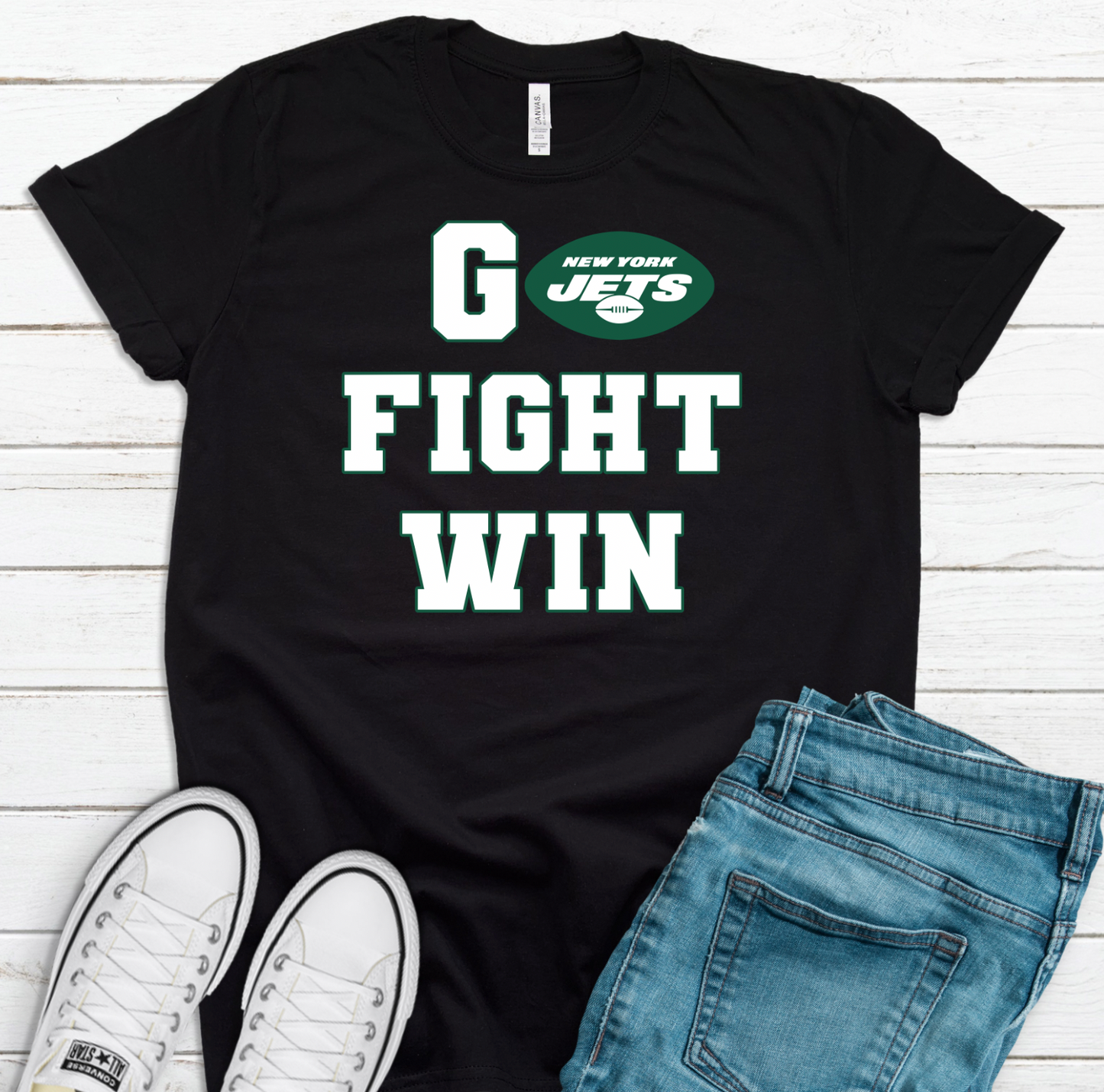 Go Fight Win  NFL Shirt Available in ALL Teams