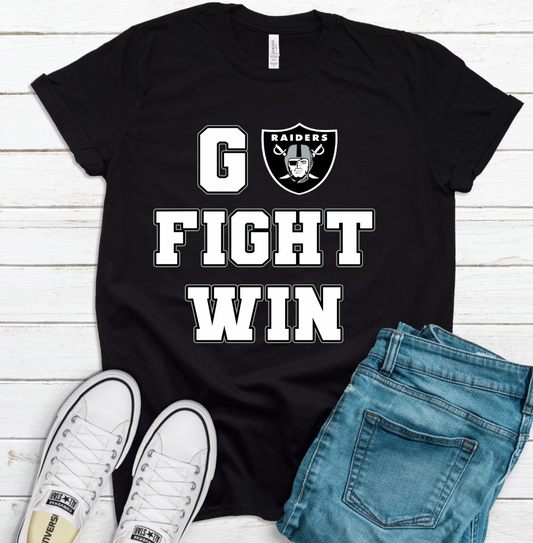 Go Fight Win  NFL Shirt Available in ALL Teams