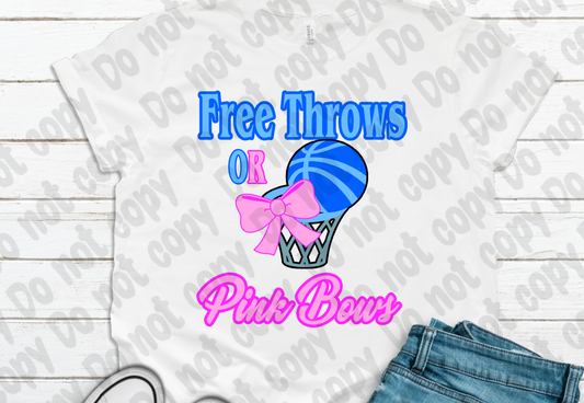 Free Throws of Pink Bows Transfer