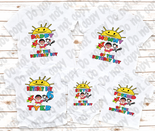 Ryan's World Family Bundle PNG File