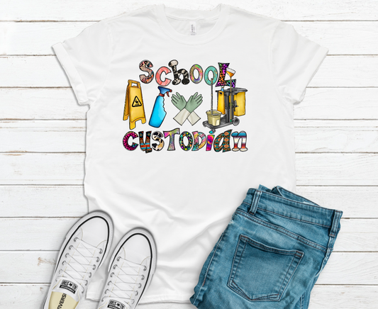 School Custodian  Shirt