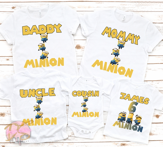 Minions Family Bundle PNG File