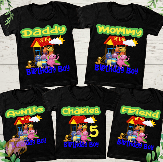 Backyardigans Birthday Family Bundle (boy) PNG File