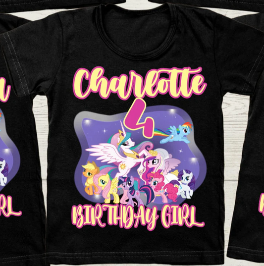 My Little PonyTheme  Birthday Shirt