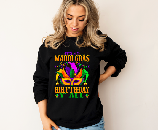 Its My Mardi Gras Birthday yall Transfer