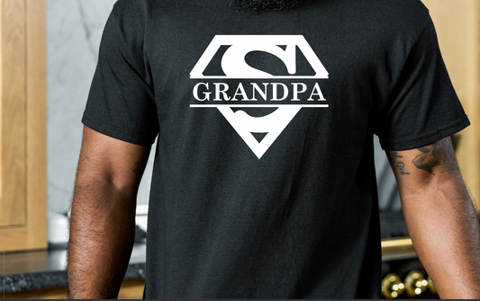 Grandpa Superman  Transfer (3 color options)