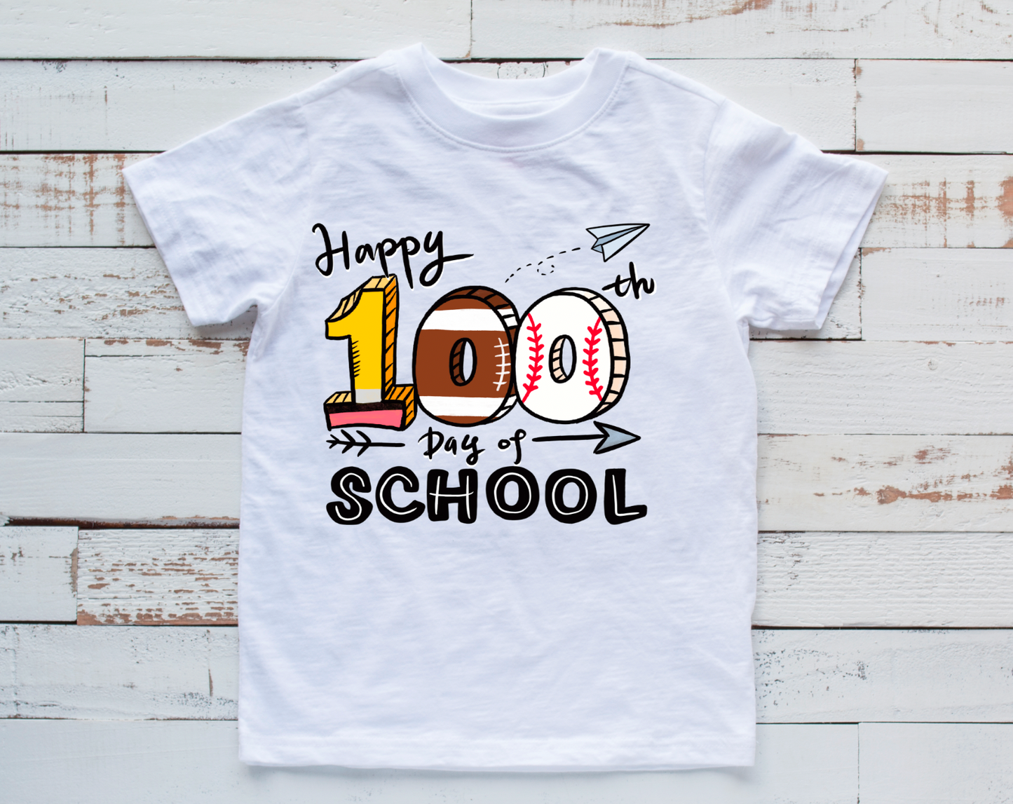 Happy 100th Days of School Transfer