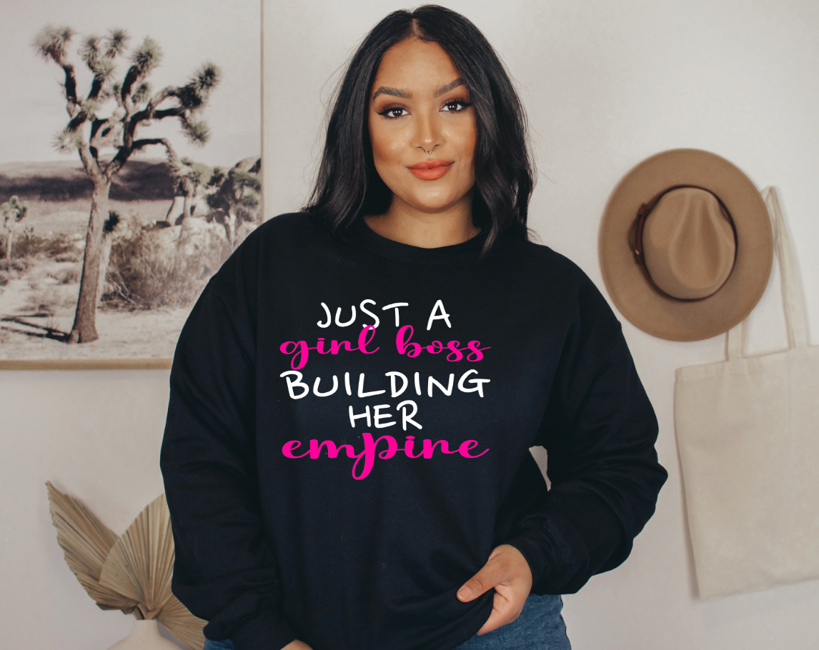 Just a girl boss building her empire PNG & SVG file