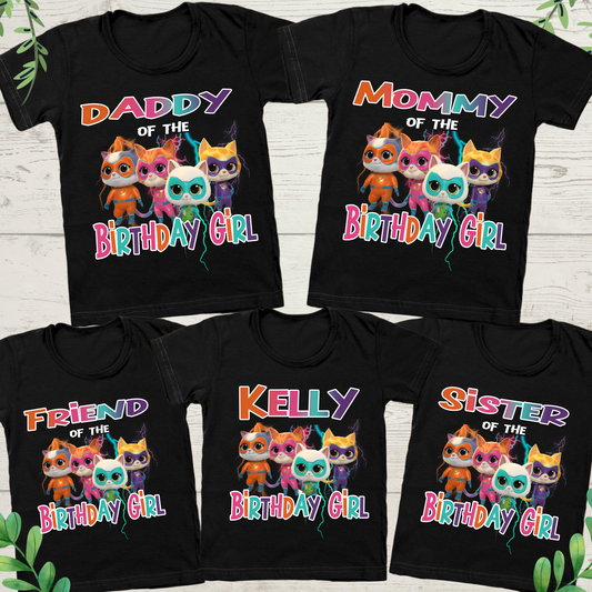 Super Kitties  Family Bundle PNG File