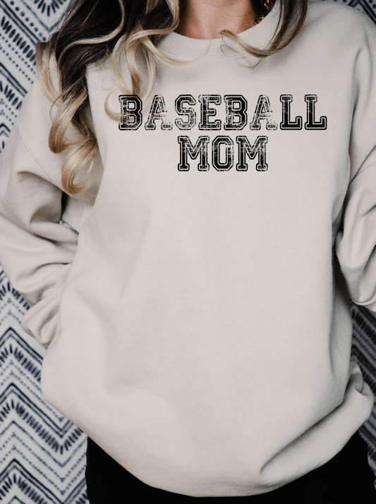 Baseball Mom Transfer (TWO COLOR OPTIONS)