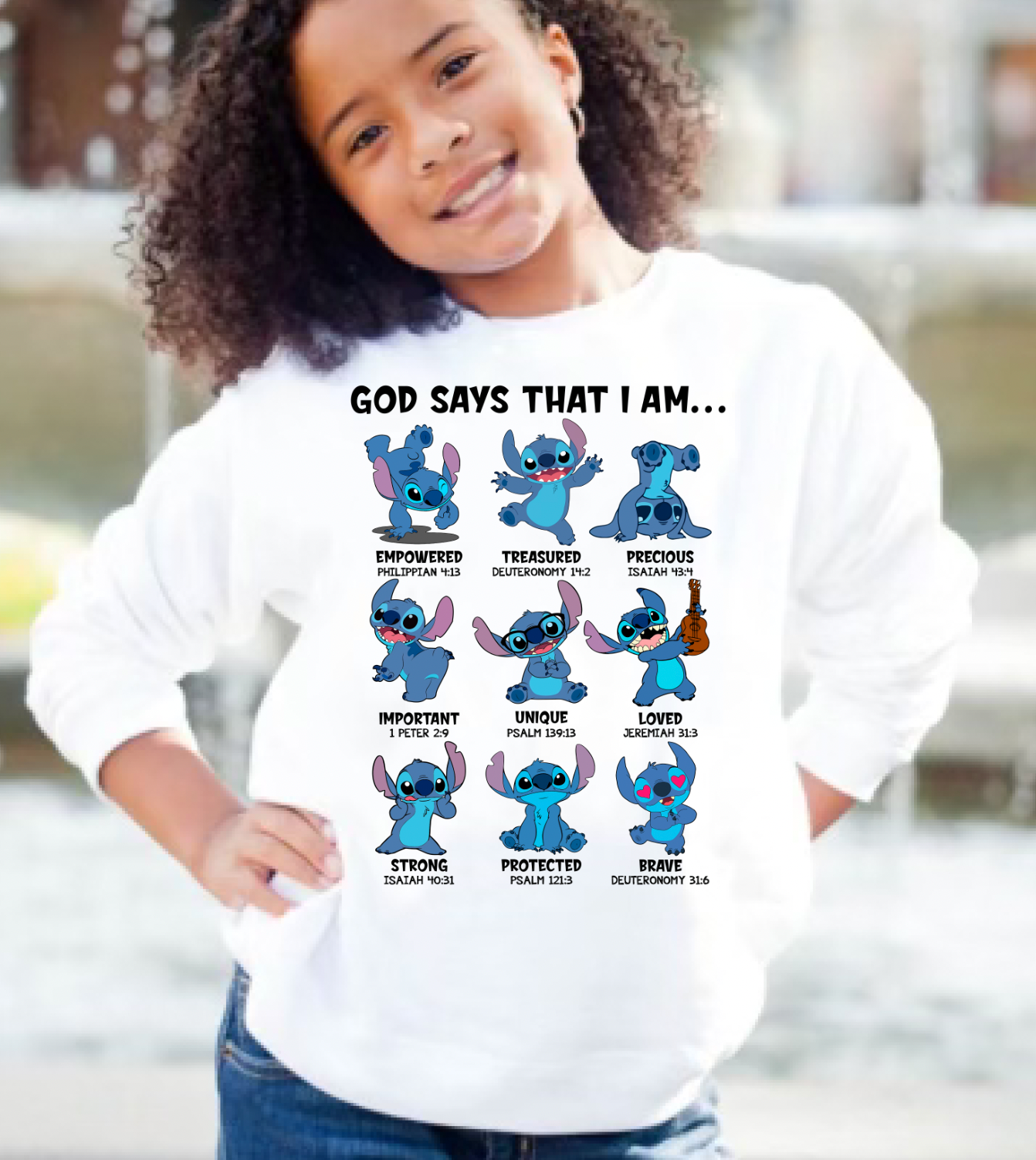 God says I am Stitch  Transfer