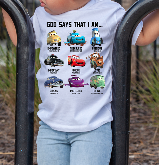 God says I am Cars Transfer