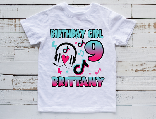 Tiktok Birthday Girl Transfer (Please Read Description)