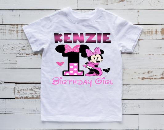 Minnie 1st birthday  (Girl) Transfer (Please Read Description)
