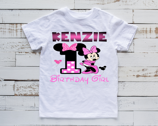 Minnie 1st Birthday Shirt