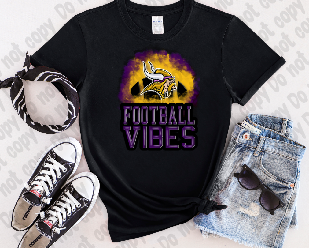 Football Vibes NFL Transfer Print Available in All Teams