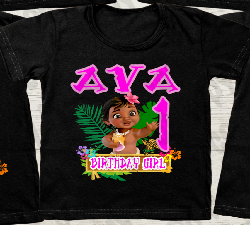 Moana Birthday Shirt (Girl)