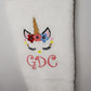 Unicorn monogram Hand Towel