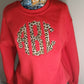 Embroidery Monogram Crewneck Sweatshirt