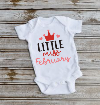Little Miss February Shirt