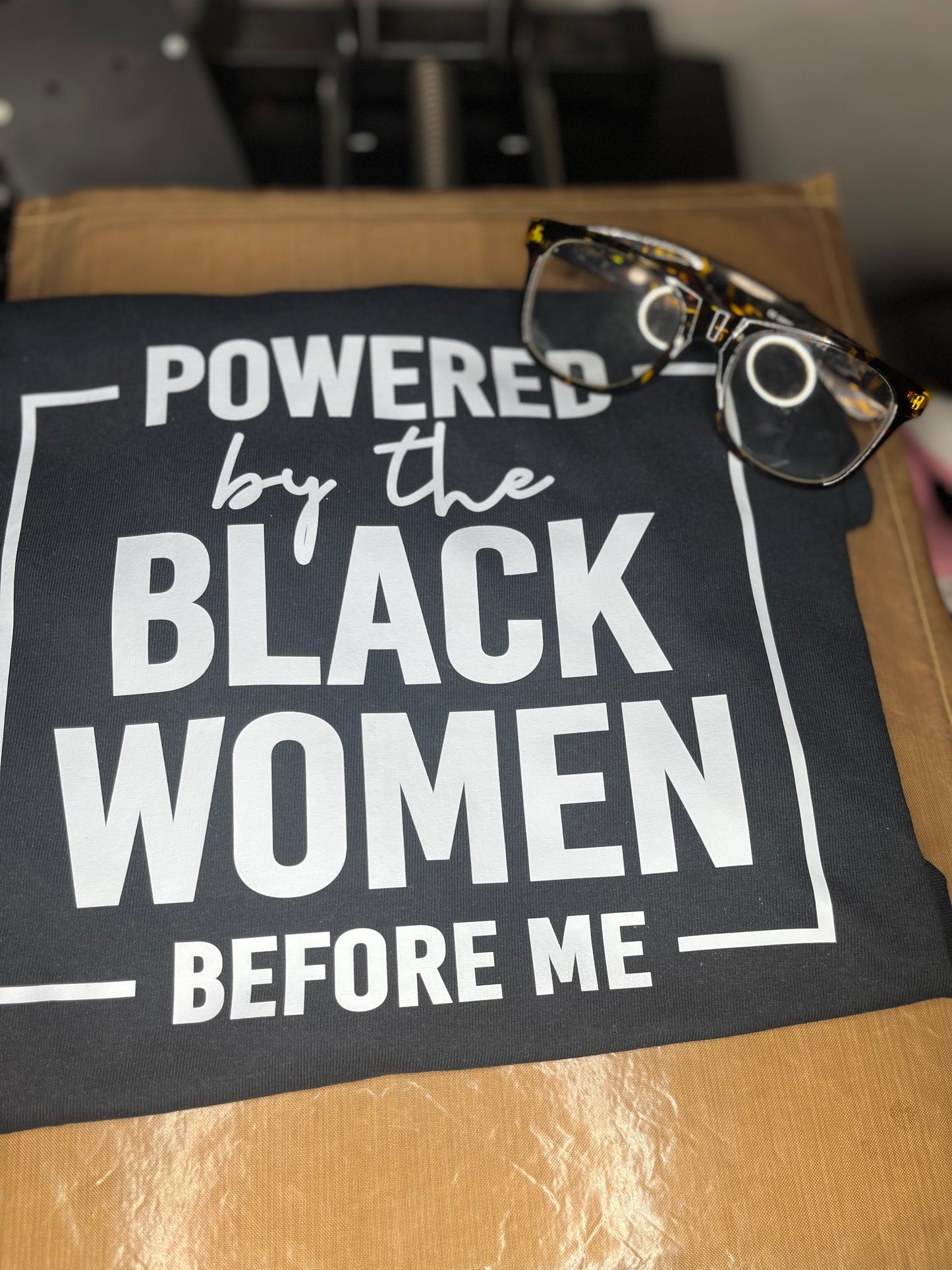 Powered by the Black Women Before me long sleeve  Shirt